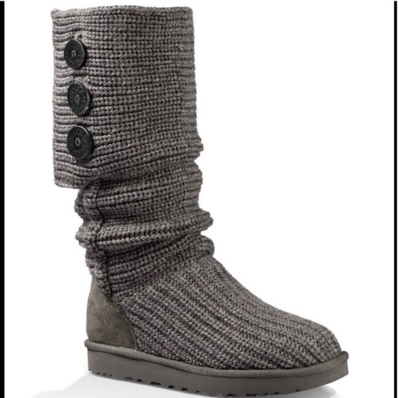 Ugg Classic Cardy Boot in grey - Picture 1 of 8
